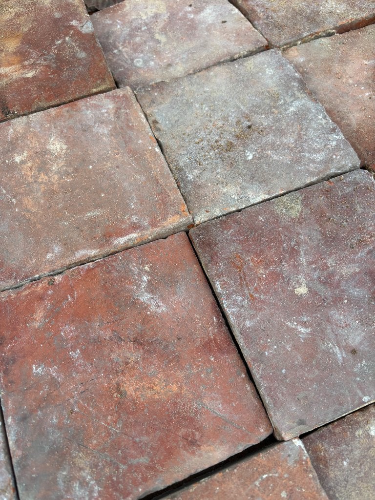 Lot antieke terracotta tegels Voor info BELLEN 0474220705, Ophalen