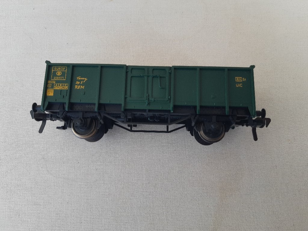 FM 8207-1	Fleischmann open goederenwagon van de NMBS, Hobby en Vrije tijd, Gebruikt, Gelijkstroom, Fleischmann, Wagon