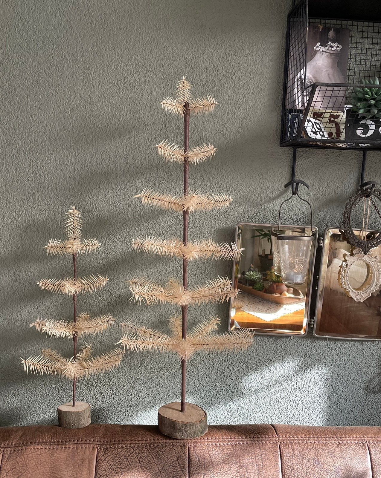 Handgemaakte Feathertree’s van echte veren in vele kleuren., Ophalen of Verzenden