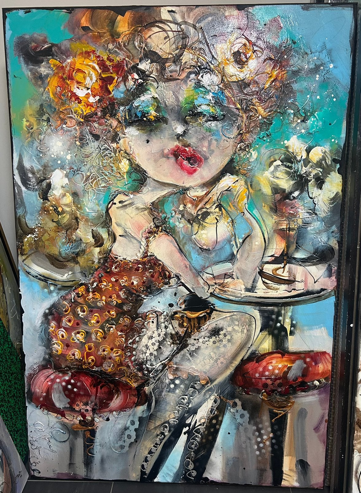 Origineel schilderij van Guy Olivier, Antiek en Kunst, Ophalen