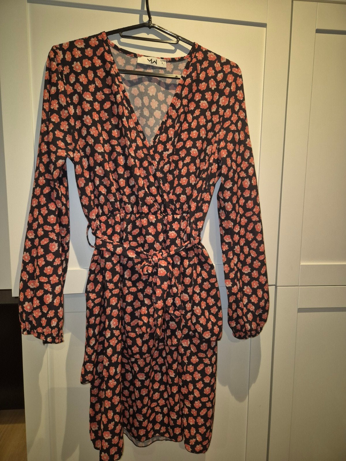 Zwart/rode bloemenjurk maat S mostwanted, Zwart, Ophalen of Verzenden, Most Wanted, Maat 36 (S)