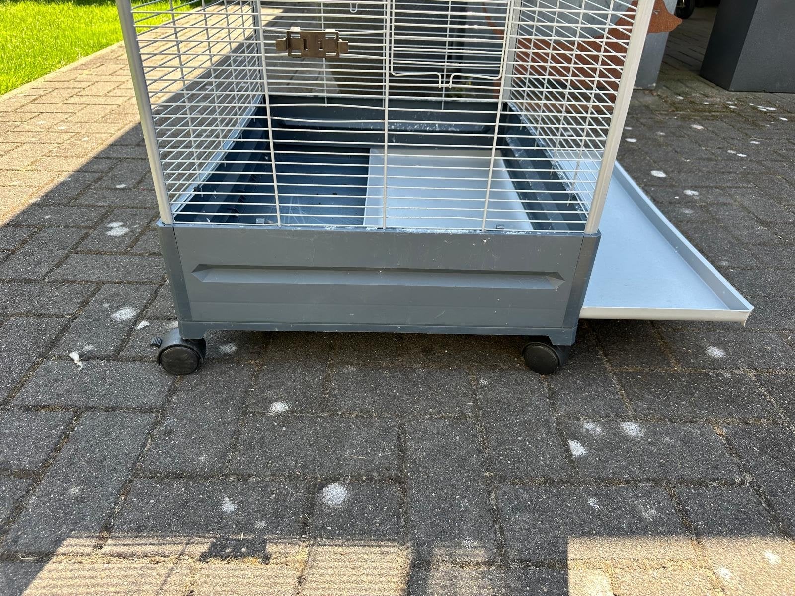 !!IN PRIJS VERLAAGD!! Vogelkooi met accessoires, Ophalen, Gebruikt, Metaal, Vogelkooi
