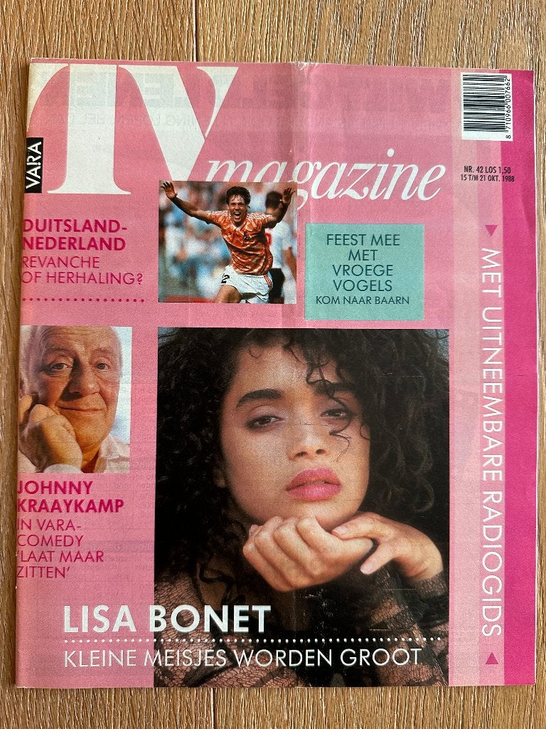 VARA Gids 15 okt 1988, met Lisa Bonet, Johnny Kraaykamp, Boeken, Ophalen of Verzenden, Gelezen, Muziek, Film of Tv