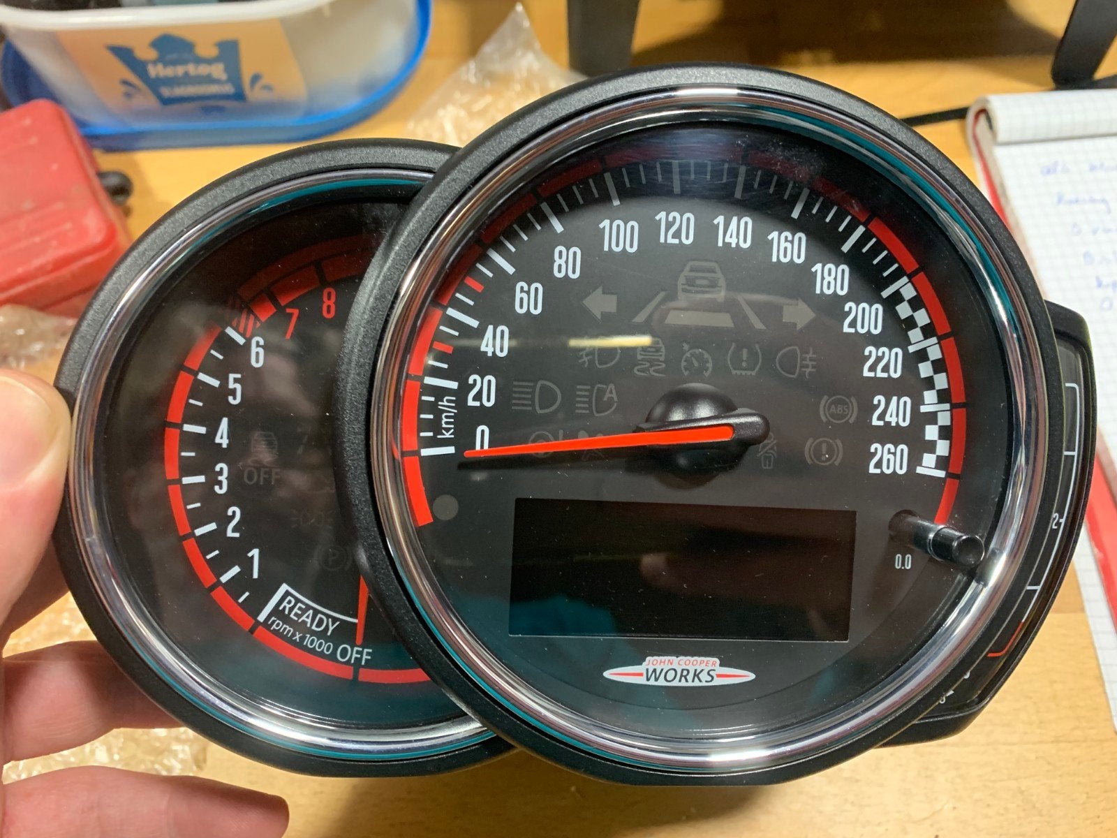 Mini Cooper JCW snelheidsmeter en toerenteller, Ophalen of Verzenden, Gebruikt, BMW