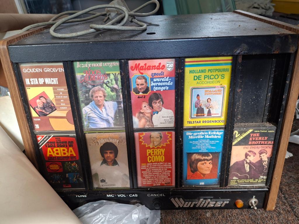 Wurlitzer cassette wisselaar zie beschrijving, Ophalen, Gebruikt, Overige merken