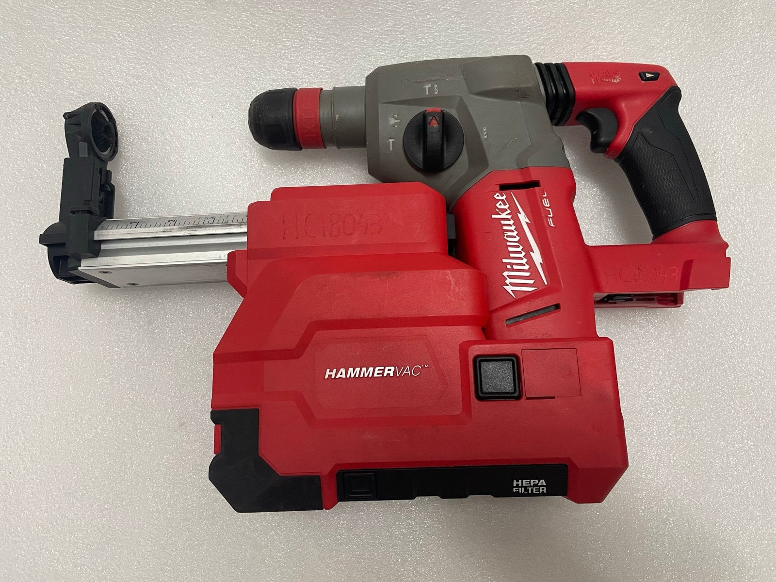 Milwaukee SDS Boorhamer M18 CHX met stofafzuiging, 600 watt of meer, Boor- en/of Breekhamer, Ophalen of Verzenden, Zo goed als nieuw