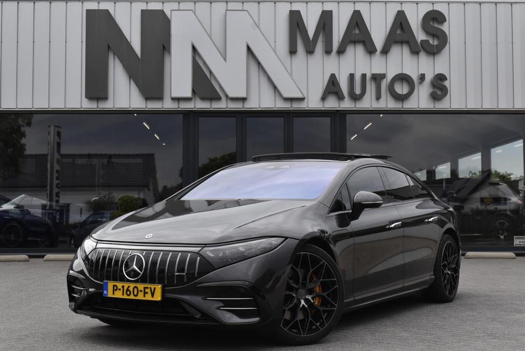 Mercedes-Benz EQS 450+ AMG Line 108 kWh, Auto's, Mercedes-Benz, Bedrijf, Te koop, EQS, 360° camera, ABS, Adaptive Cruise Control