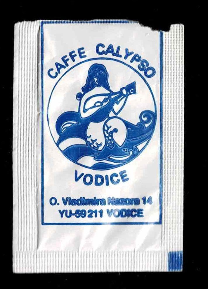 suikerzakje 1298 Caffe Calypso Vodice, Ophalen of Verzenden, Buitenland