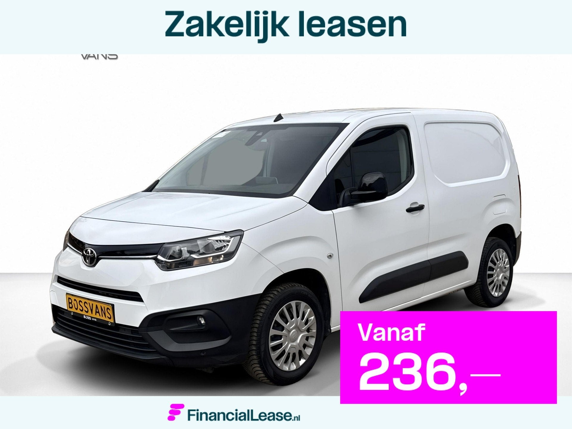 Toyota ProAce City 1.2T 110 PK Benzine! L1H1 Navigatie Clima, Voorwielaandrijving, Gebruikt, Zwart, 1199 cc
