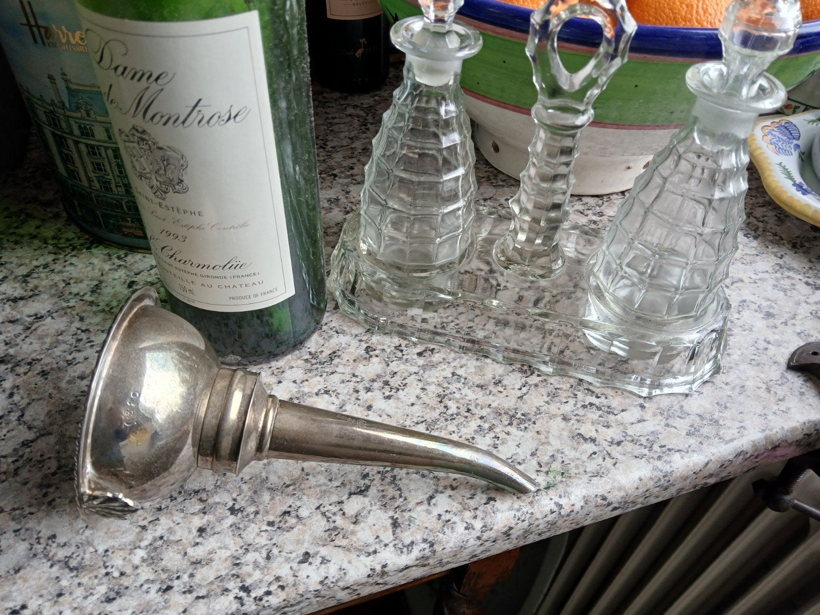 Antieke wijntrechter   wine funnel, Ophalen of Verzenden