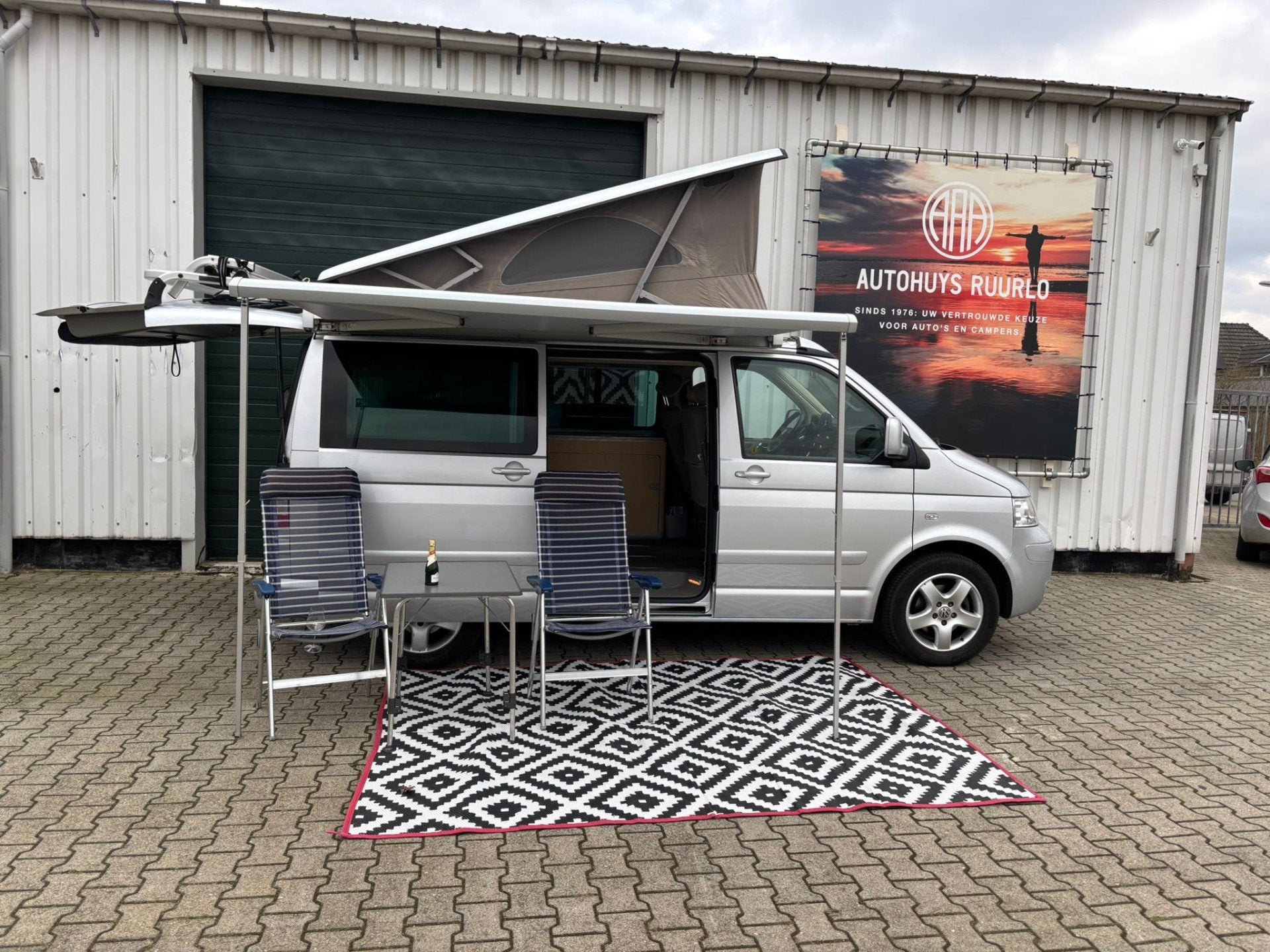 Westfalia California 8pers elec,dak/deur PON onderhoud! 7HM, Automaat, Buscamper of Camperbus, Ringverwarming, Bedrijf