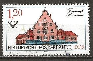 DDR 18, postkantoor, Verzenden, DDR, Gestempeld
