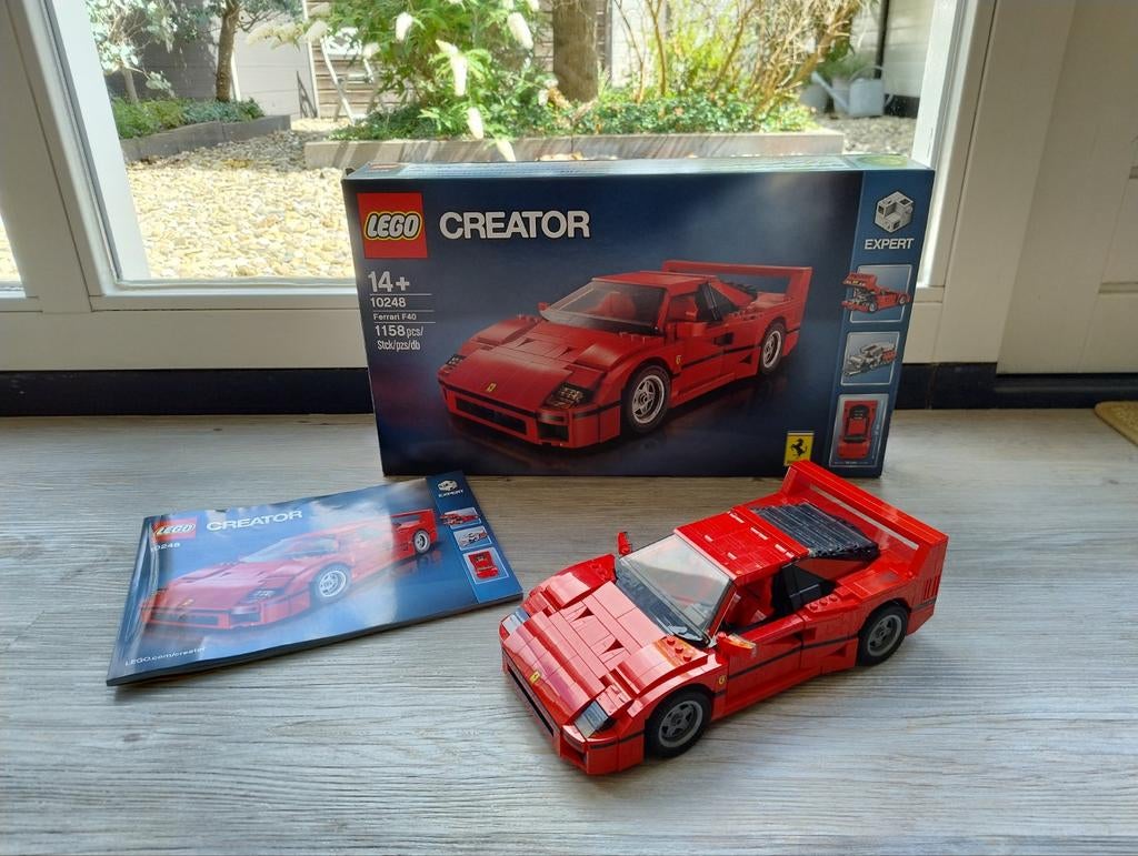 Lego 10248. Ferrari F40, Ophalen, Compleet, Lego, Zo goed als nieuw