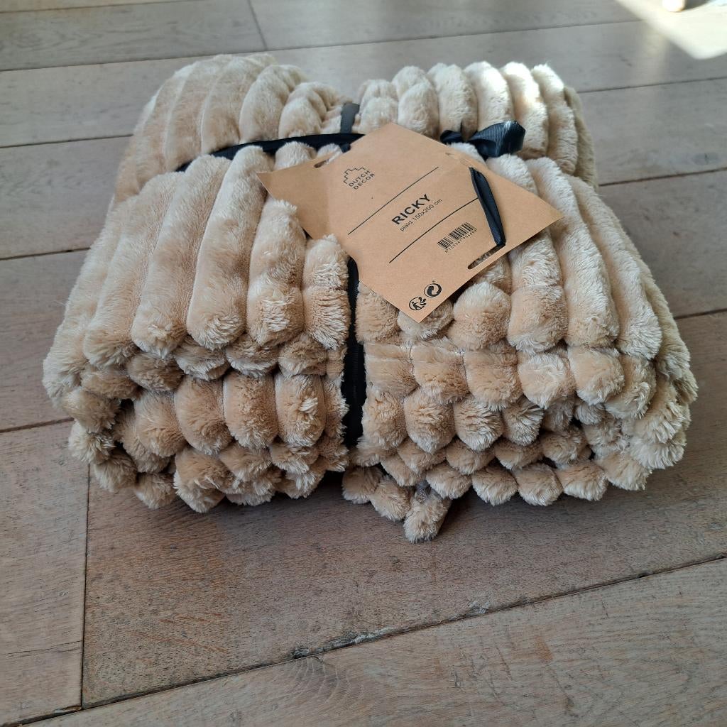 Dutch Decor zachte plaid deken 150x200cm *Etage3*, ., Nieuw, Ophalen of Verzenden, .