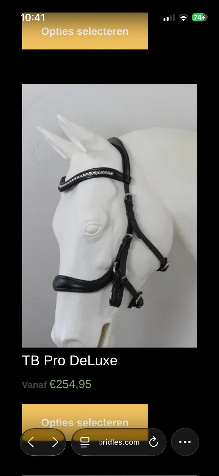 Bruin en zwart Torsy bridles TB Pro DeLuxe maat cob, Dieren en Toebehoren, Hoofdstel, Ophalen of Verzenden, Zo goed als nieuw