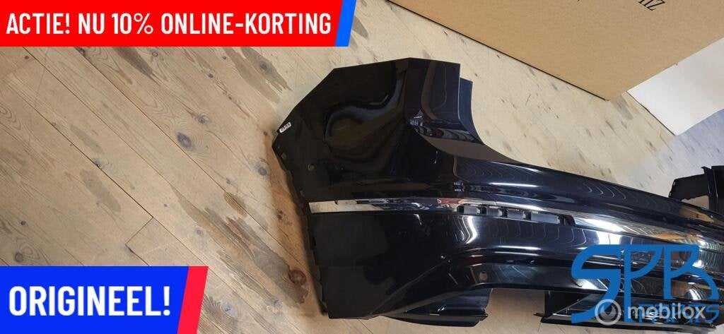 Achterbumper Tiguan 5NA R-LINE LC9X '16-2020 BUMPER DIFFUSER, Gebruikt, Volkswagen, Ophalen of Verzenden, Achter