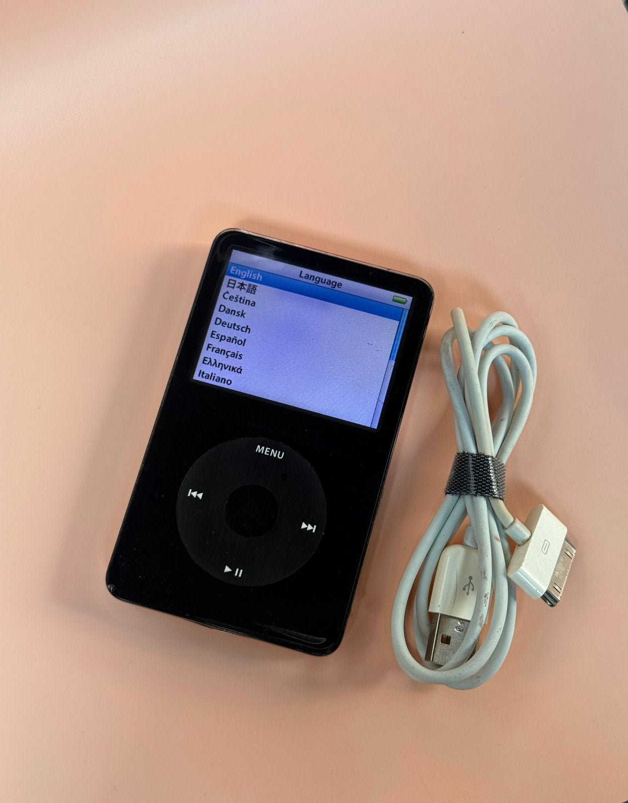Apple iPod Classic 5 Zwart 30GB, Audio, Tv en Foto, Mp3-spelers | Apple iPod, 40 GB en meer, Gebruikt, Classic, Zwart