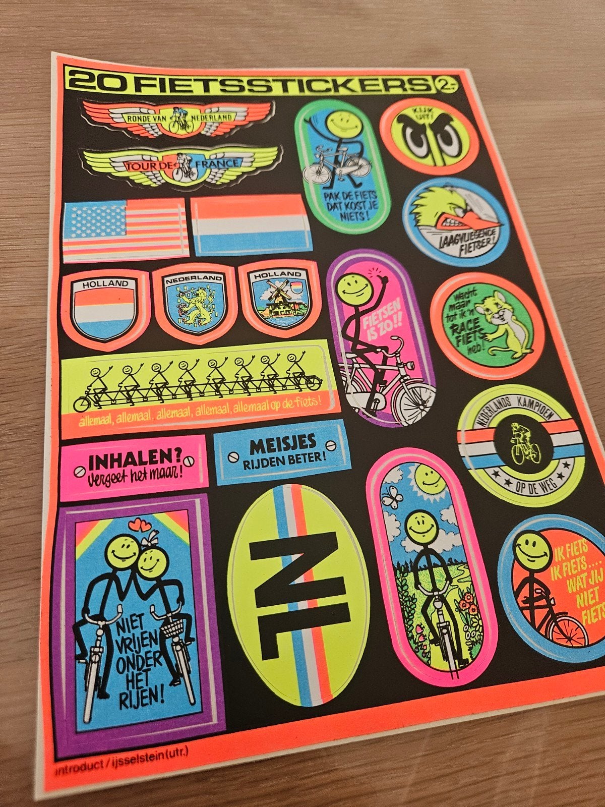 Fiets stickers, Ophalen of Verzenden, Zo goed als nieuw