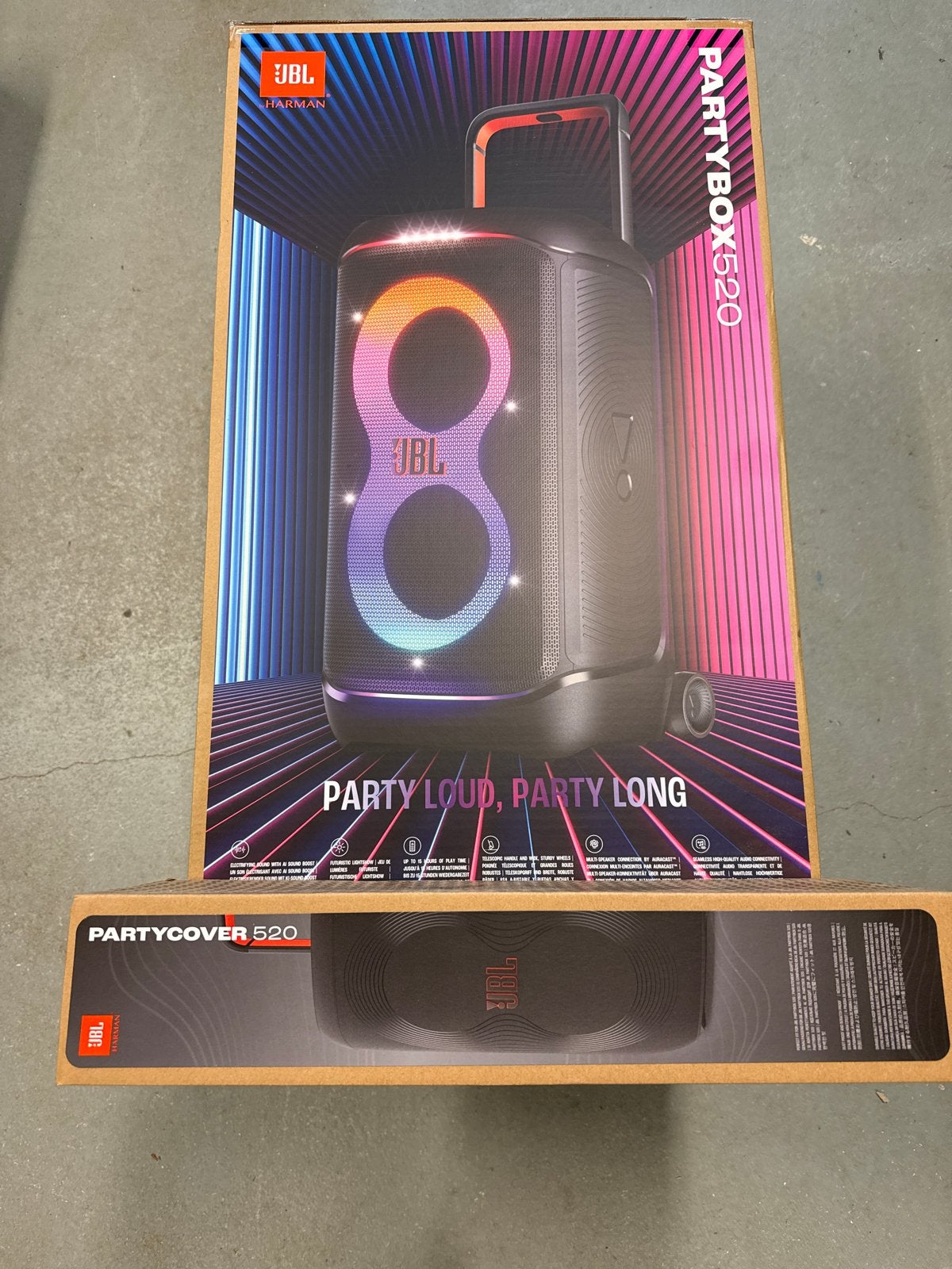 JBL PartyBox 520 - Krachtige Party Speaker met Lichteffecten, Lichteffecten, JBL, Party speaker, Nieuw