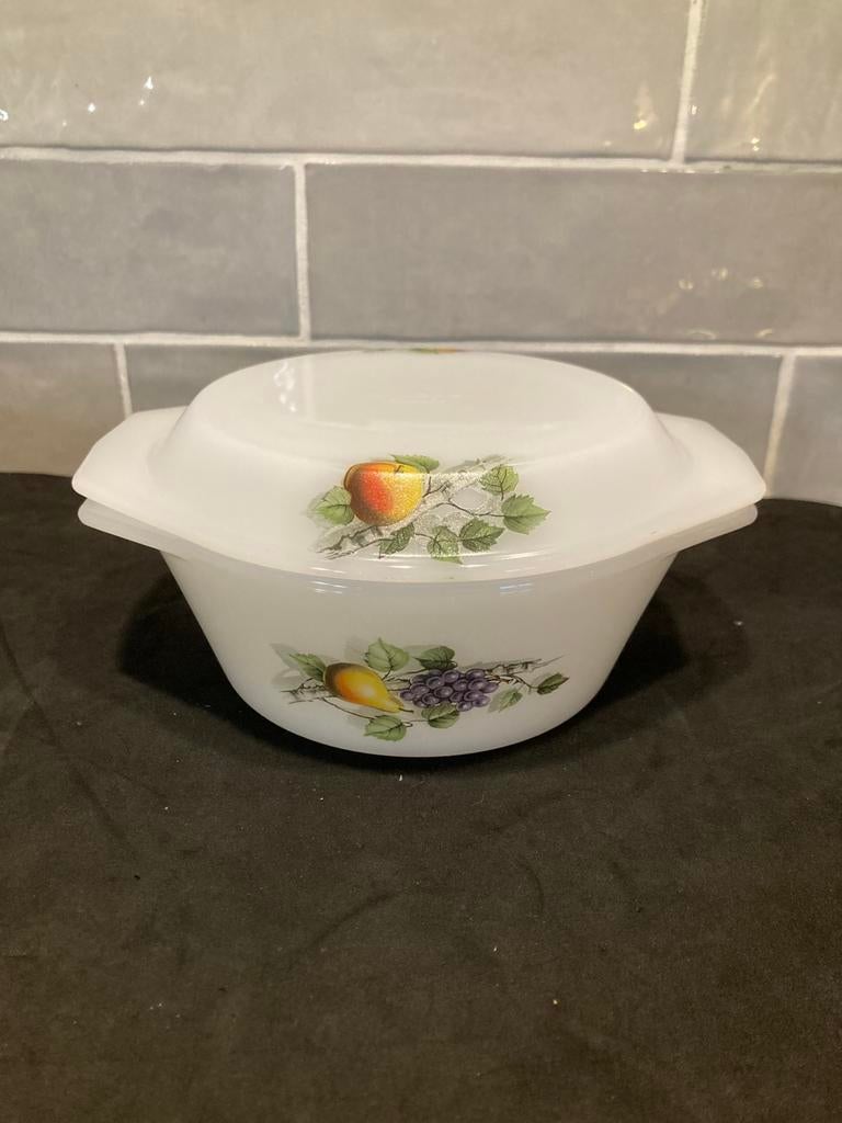 Dekschaaltje Arcopal fruit (230326c), Huis en Inrichting, Keuken | Servies, Ophalen of Verzenden, Nieuw, Glas, Overige stijlen