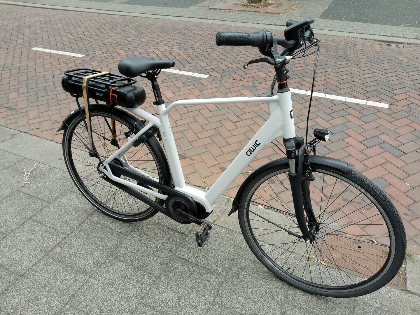 Qwic Premium MN8 h54 elektrische herenfiets middenmotor, Gebruikt, -, -, 51 tot 55 cm