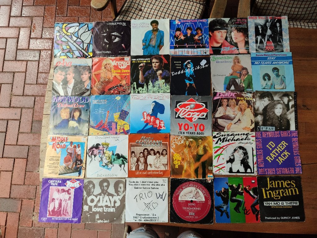 85 Engelstalige singles, Ophalen, Gebruikt, 7 inch, Pop