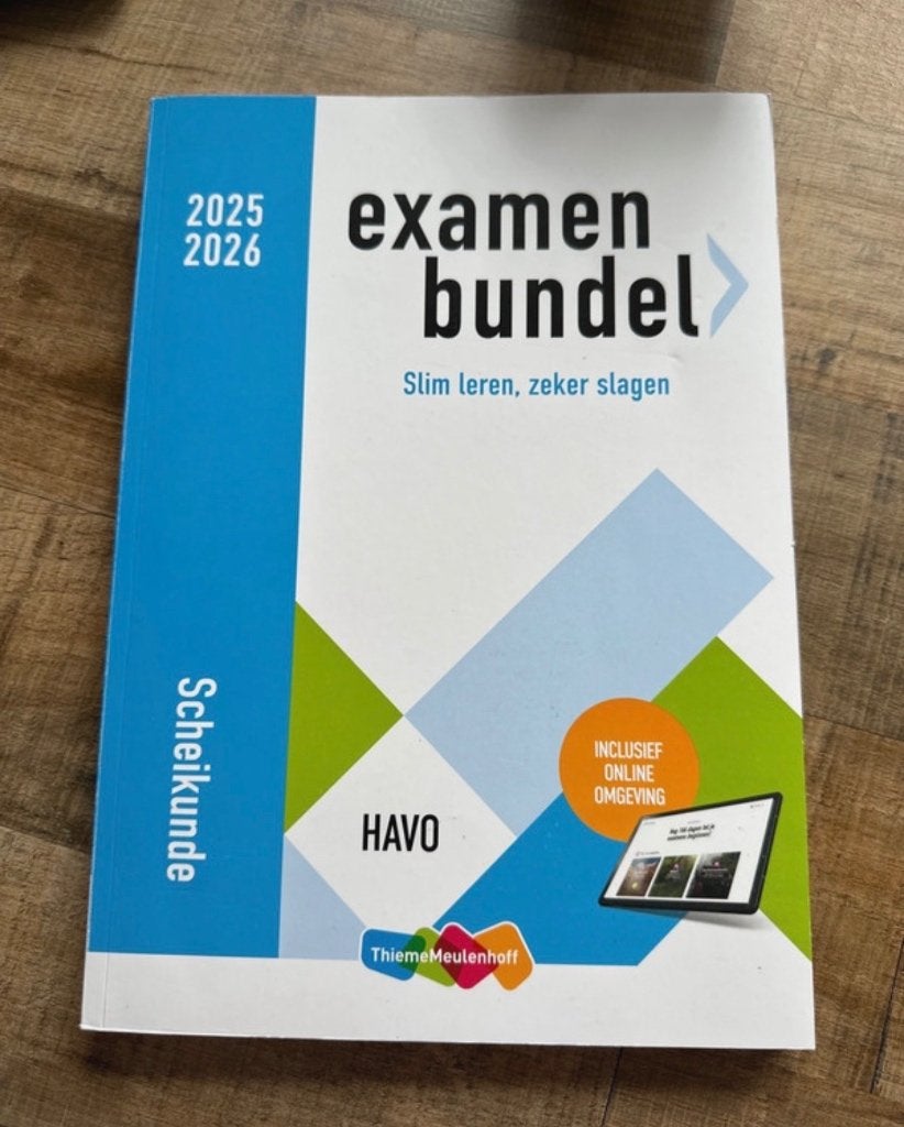 examenbundel Scheikunde, Scheikunde, Ophalen of Verzenden, Zo goed als nieuw, HAVO