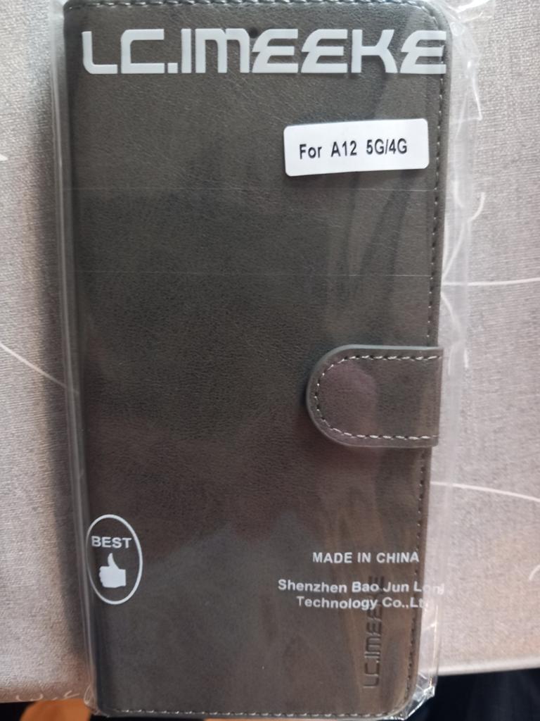 Hoesje voor Samsung A12 Smartphone - LC.IMEEKE Flipcase, Ophalen of Verzenden, Nieuw, Overige modellen, Flipcase