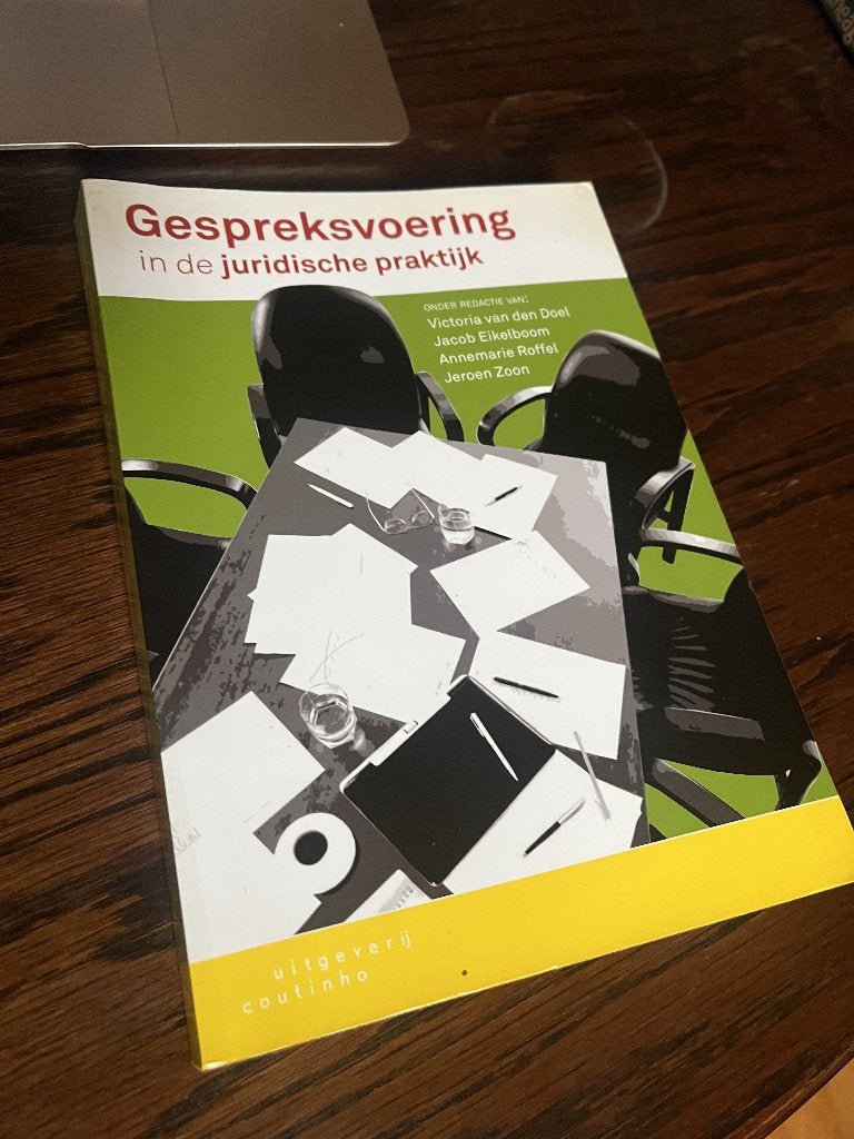 Gespreksvoering in de juridische praktijk, Ophalen of Verzenden, Alpha, Zo goed als nieuw, HBO