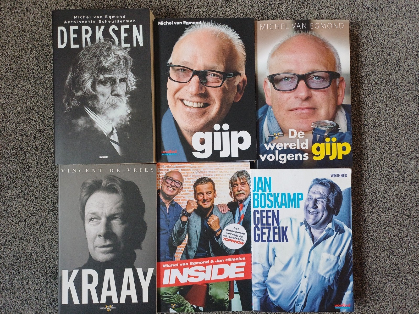 Boekenpakket: Gijp, Derksen, Kraay, Boskamp, voor vakantie., Boeken, Ophalen of Verzenden, Zo goed als nieuw, Michel van Egmond