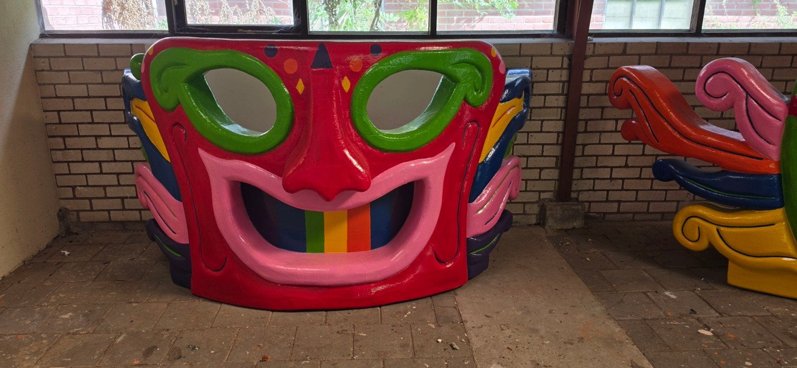 Carnavalswagen Maskers (Ronding) ( thema peruaans), Ophalen, Gebruikt, Versiering, Carnaval