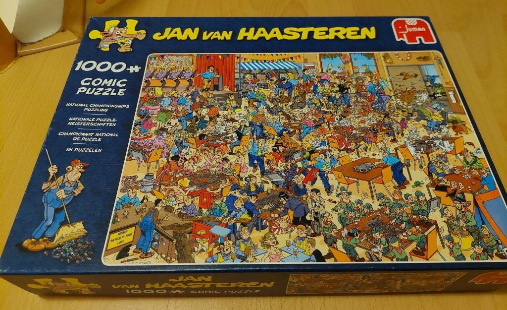Jan van Haasteren  puzzel 1000 st, Ophalen, 500 t/m 1500 stukjes, Zo goed als nieuw, Legpuzzel