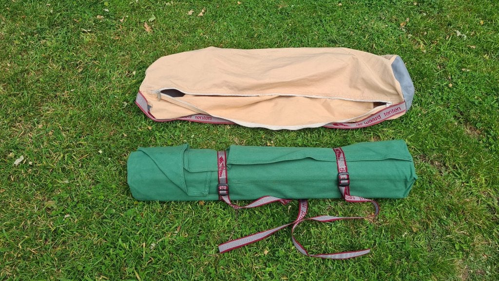 GEZOCHT: kleine De Waard bijzettent tent voor 2 - 3 personen, Ophalen of Verzenden
