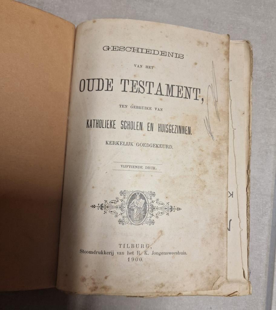 Oude testament bijbel 1900, Antiek en Kunst, Antiek | Boeken en Bijbels, Ophalen of Verzenden