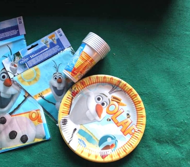 Disney frozen olaf pakket kinderfeestje, Ophalen of Verzenden, Nieuw, Feestartikel, Verjaardag
