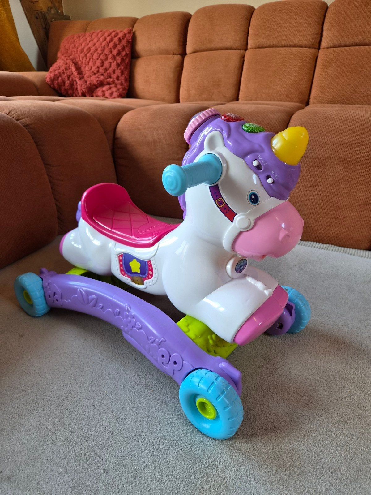 VTech Hobbel & Speel Eenhoorn - zo goed als nieuw, Ophalen, Zo goed als nieuw, Overige typen, Met licht