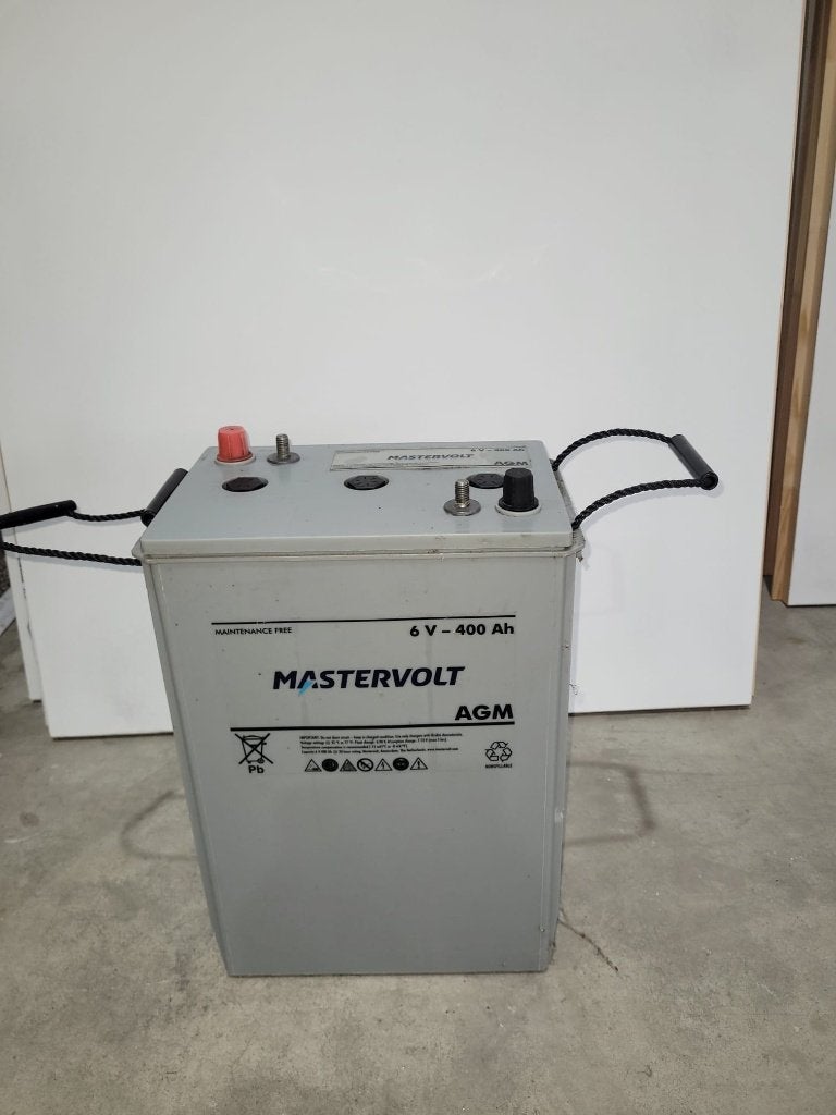 AGM master volt huishoud batterij 6/400ah accu, Zo goed als nieuw