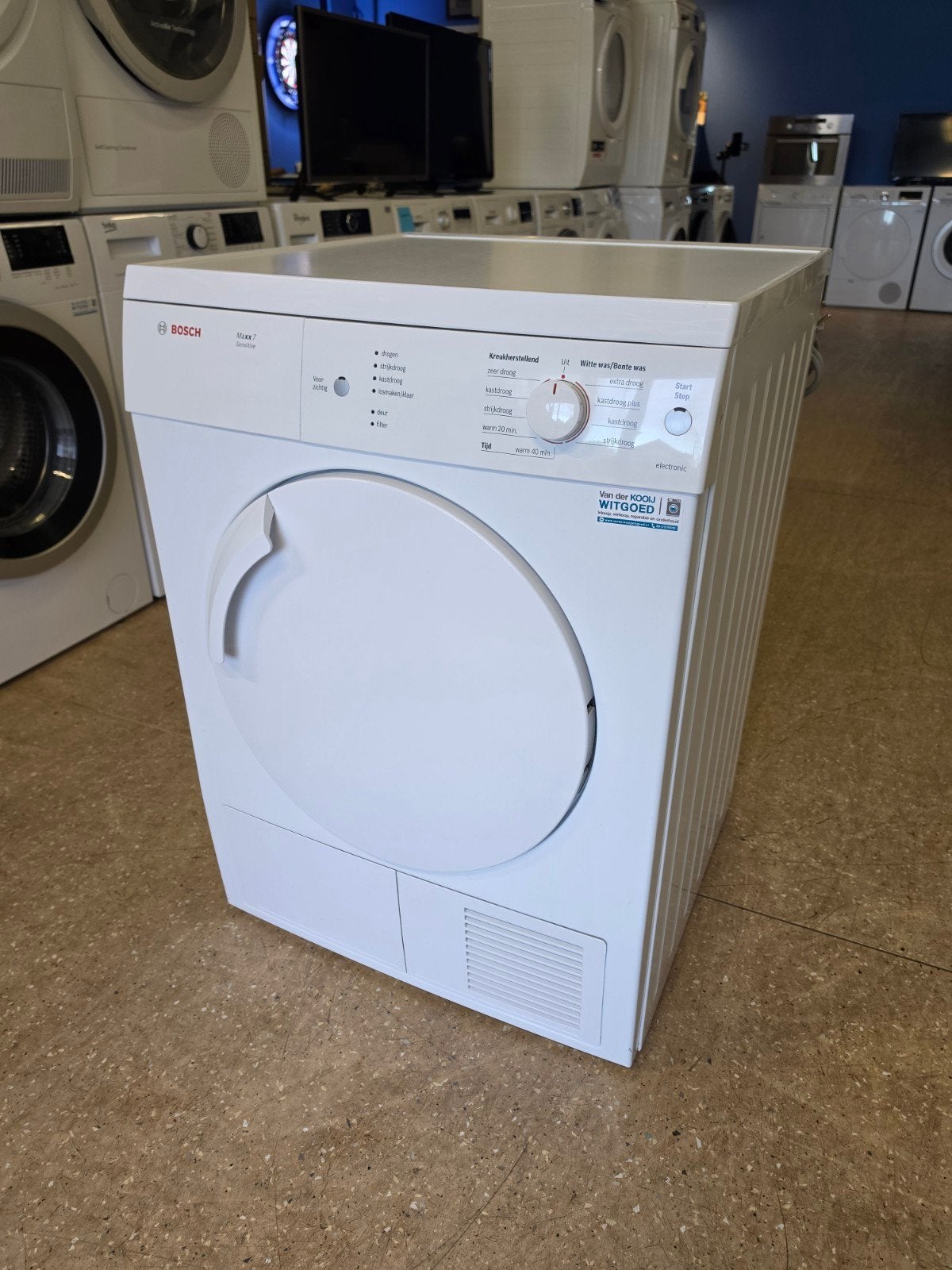 Bosch Maxx Sensitive afvoerdroger | 7 kilo | Gratis thuis ✅️, Bosch, Jirnsum, 6 tot 8 kg, Luchtafvoer