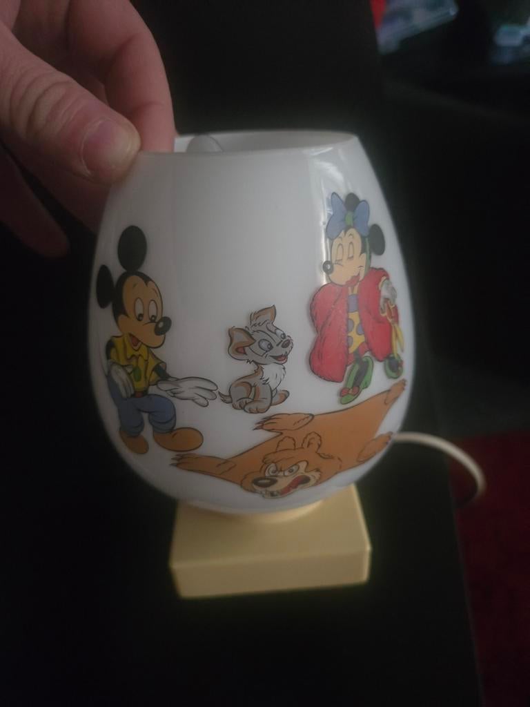 Vintage Mickey Mouse lamp, Ophalen of Verzenden