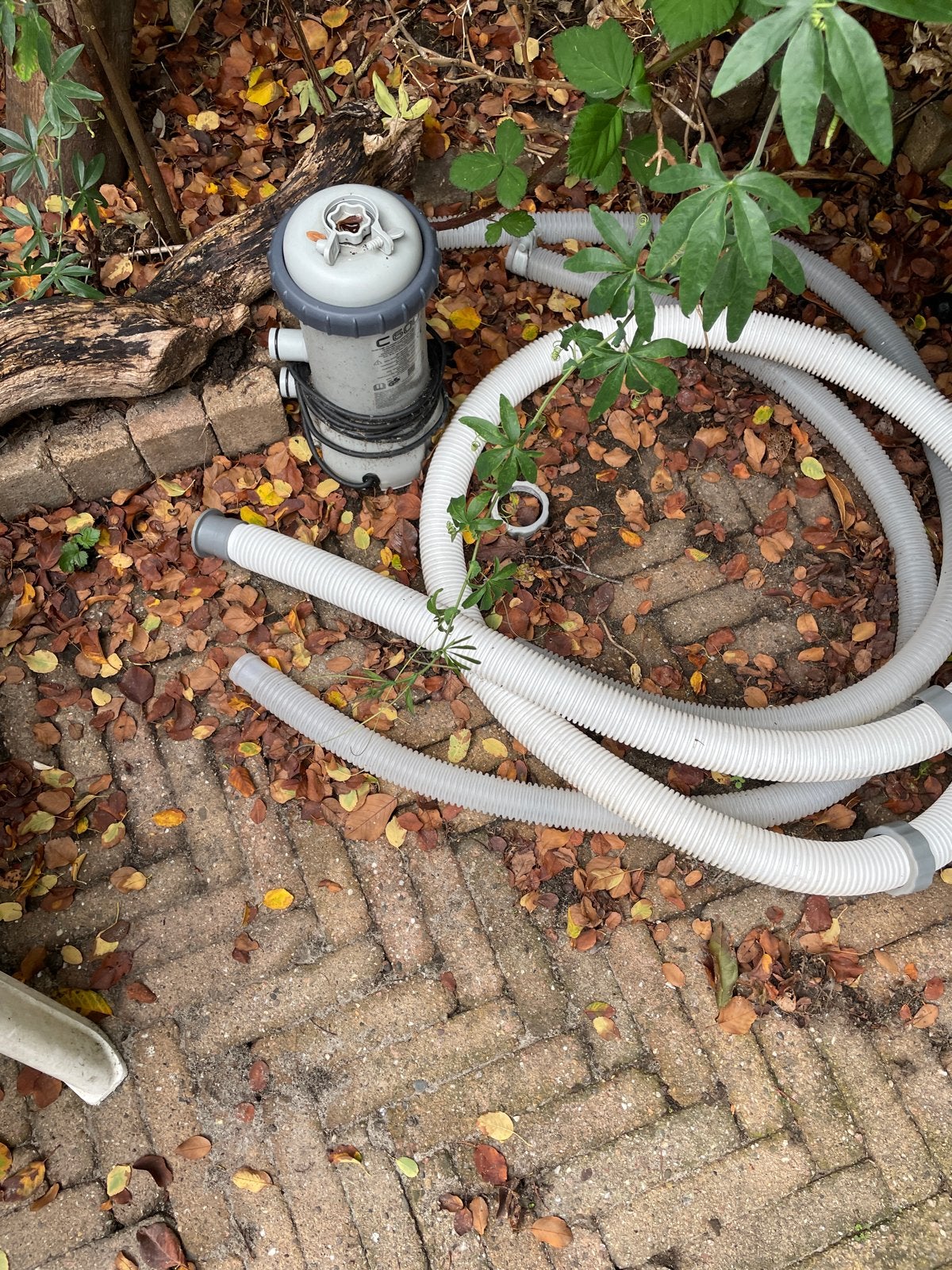 Zwembadpomp met slangen, Tuin en Terras, Ophalen, Gebruikt, Zwembadpomp