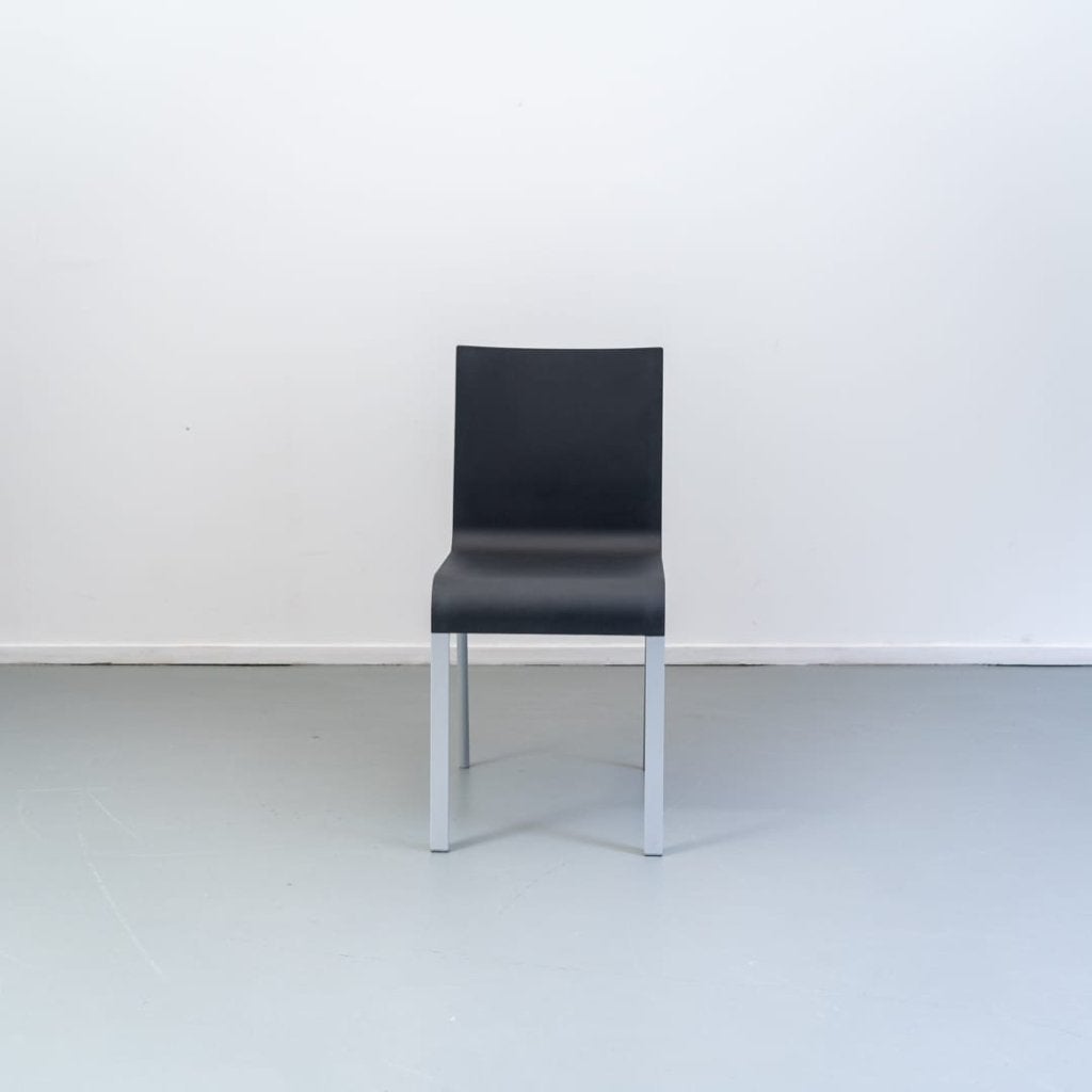 Vitra .03 Stoel Zwart Kunststof (Niet Stapelbaar) - Gepoeder, Niet ingevuld, Zo goed als nieuw, Niet ingevuld, Niet ingevuld