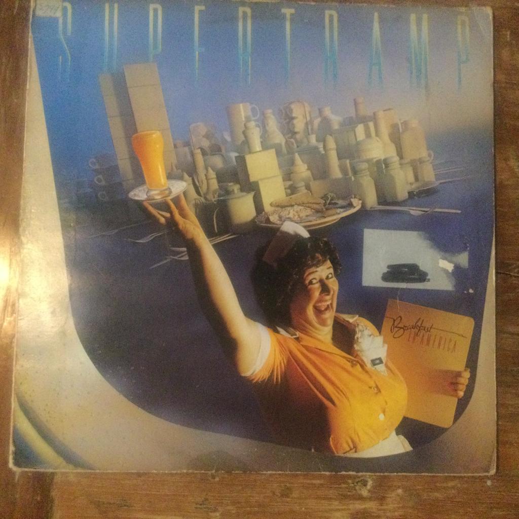 Supertramp - Breakfast in America lp vinyl, Cd's en Dvd's, Vinyl | Rock, Ophalen of Verzenden, Gebruikt, 12 inch, Poprock