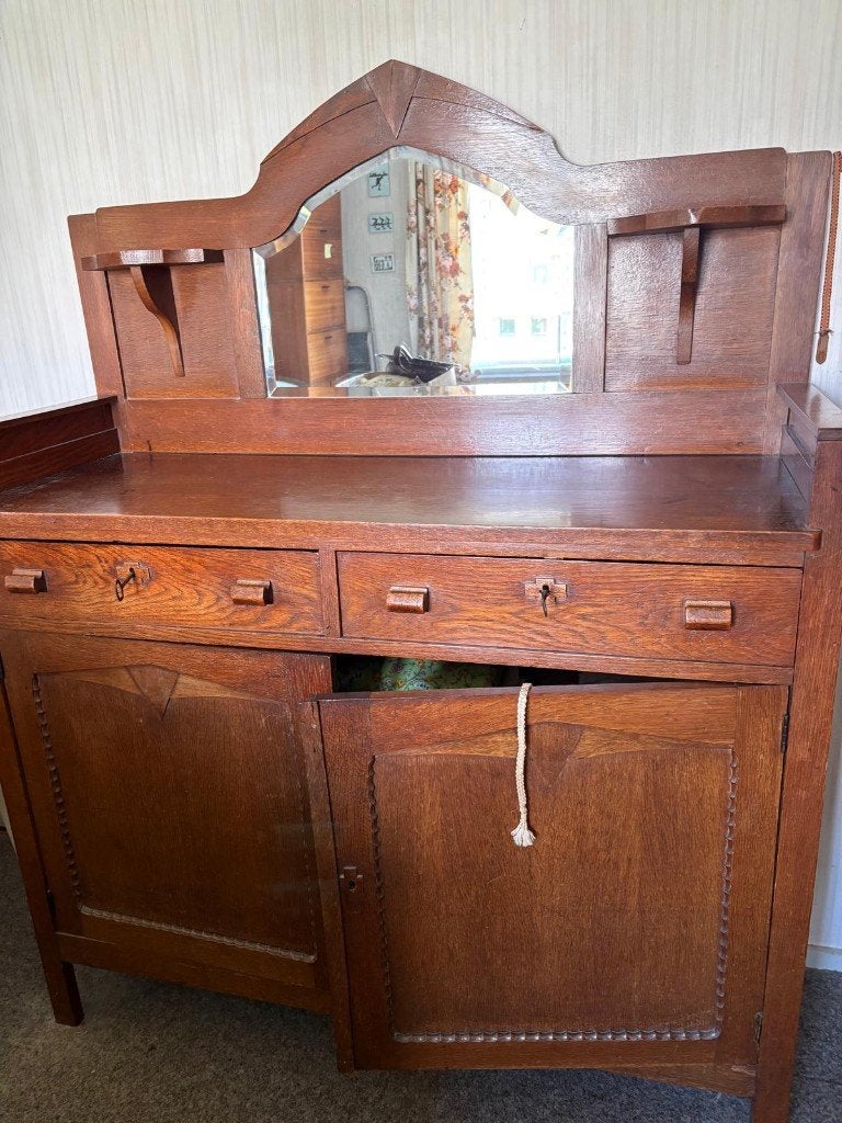meubel Amsterdamse school/Art Deco dressoir, Antiek en Kunst, Antiek | Meubels | Kasten, Ophalen