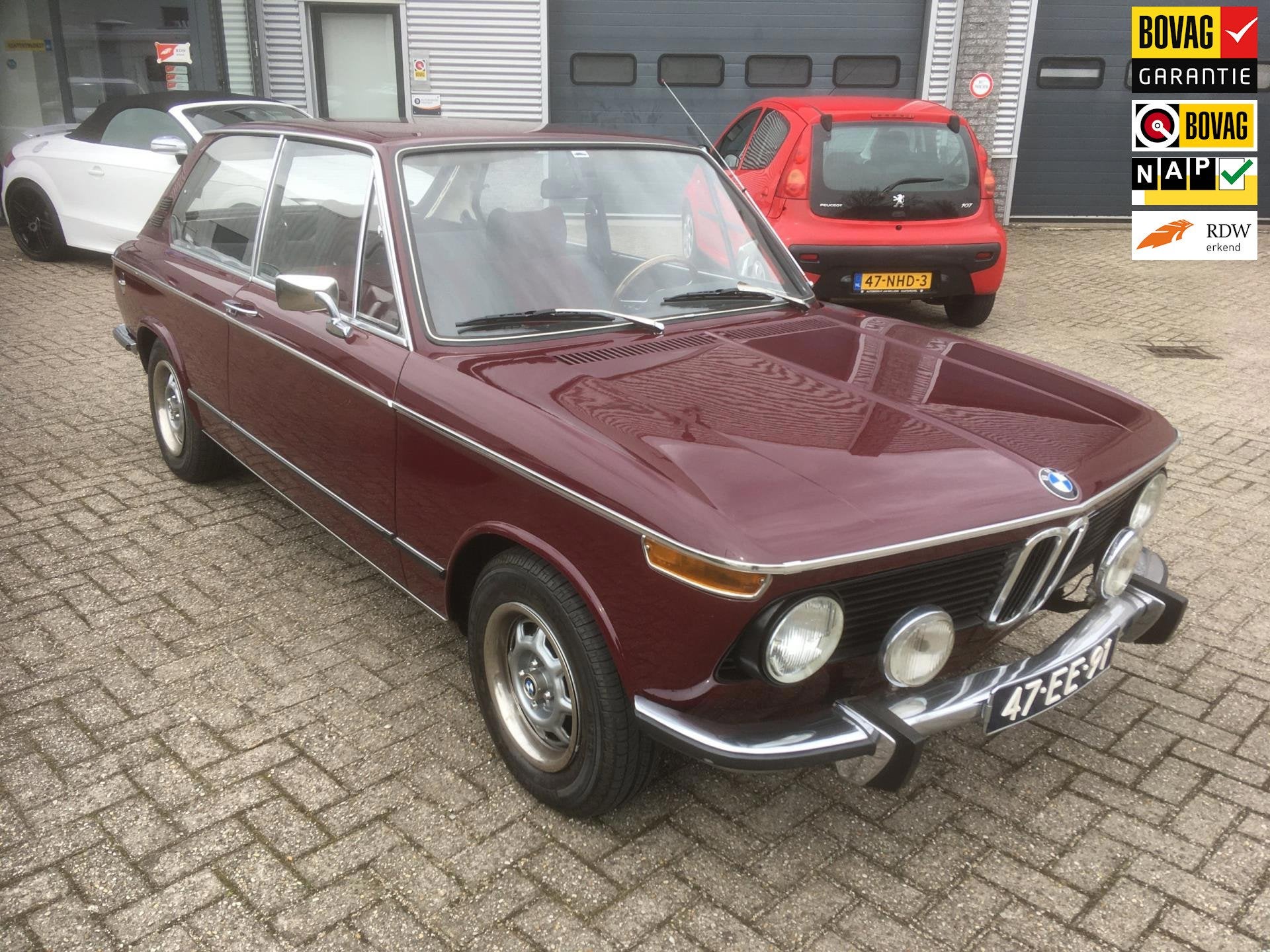 BMW 02-serie 2002 TII Touring, Auto's, Dealer onderhouden, Achterwielaandrijving, Zwart, Met garantie (alle)