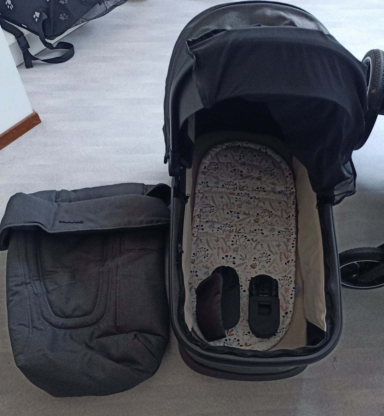 Kinderwagen 2 in 1 Muuvo + cybex cloud z i-size met base, Zo goed als nieuw, Met autostoeltje, Ophalen, Kinderwagen