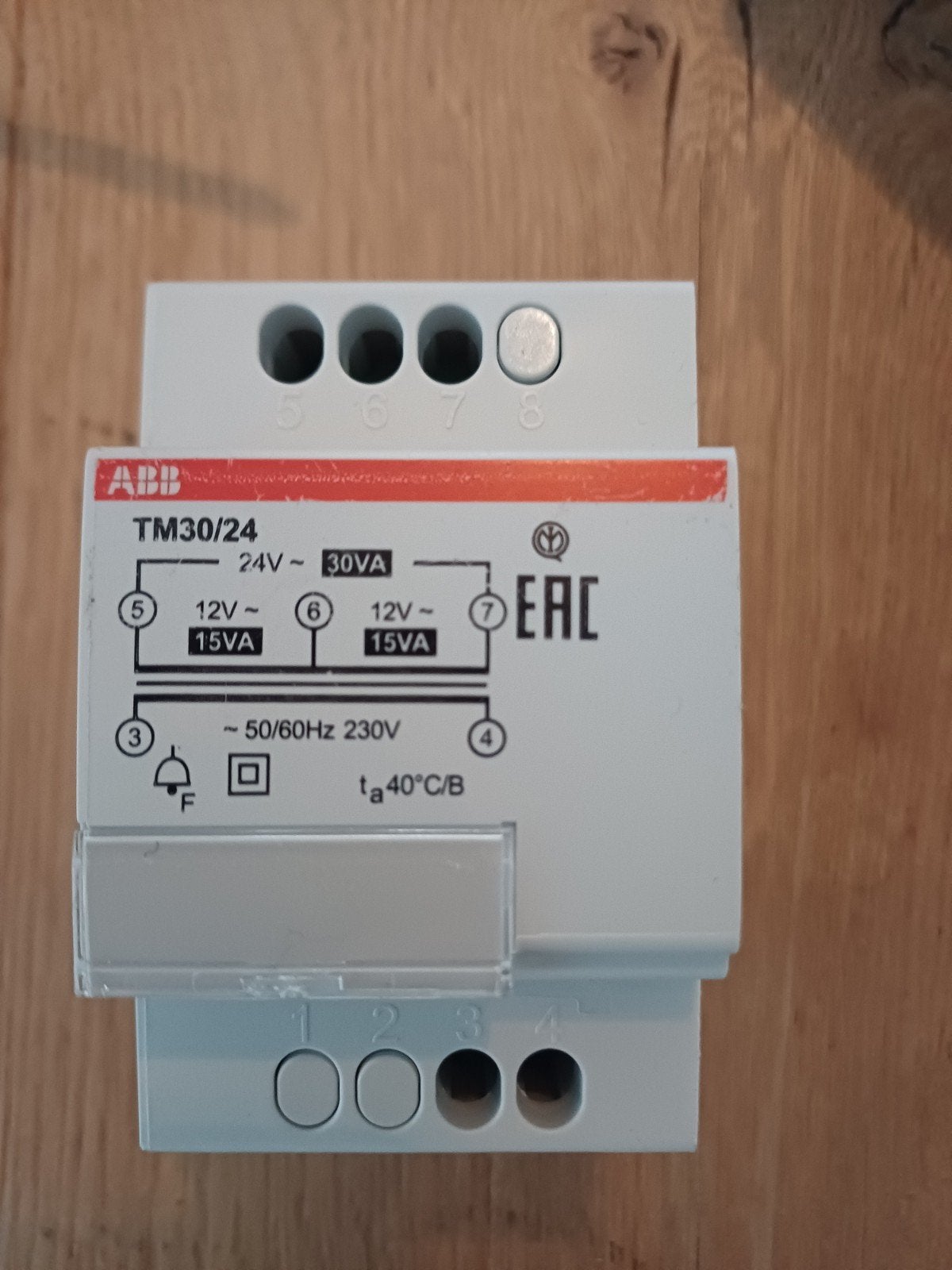 ABB TM30/24 Transformator 24V 30VA, Ophalen of Verzenden, Nieuw, ABB, Overige typen