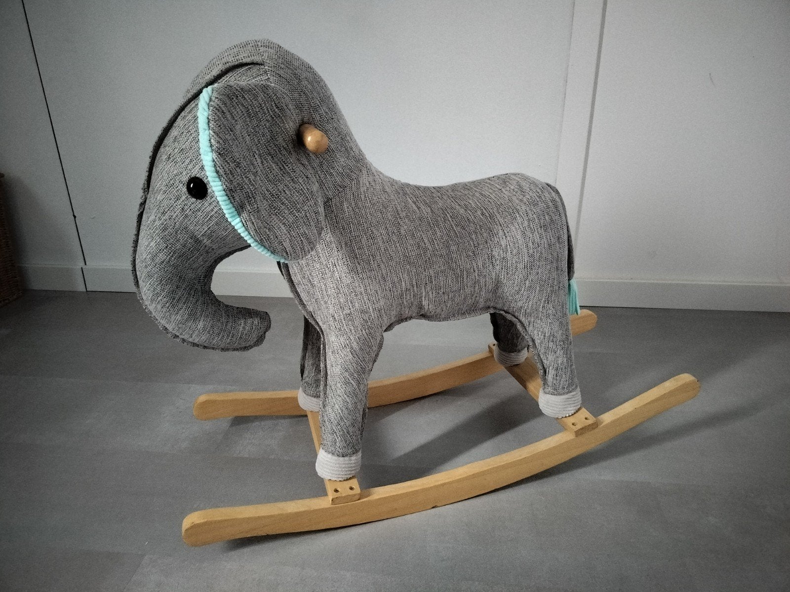 Schattige Olifant Schommelstoel/hobbelpaard voor Kinderen, Ophalen of Verzenden, Zo goed als nieuw, Jongen of Meisje