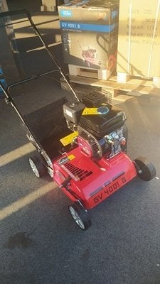 Nw. benz verticuteermachine 5,2 Pk, 196ccm werkbrede 400 mm, Ophalen of Verzenden, Nieuw, Benzine