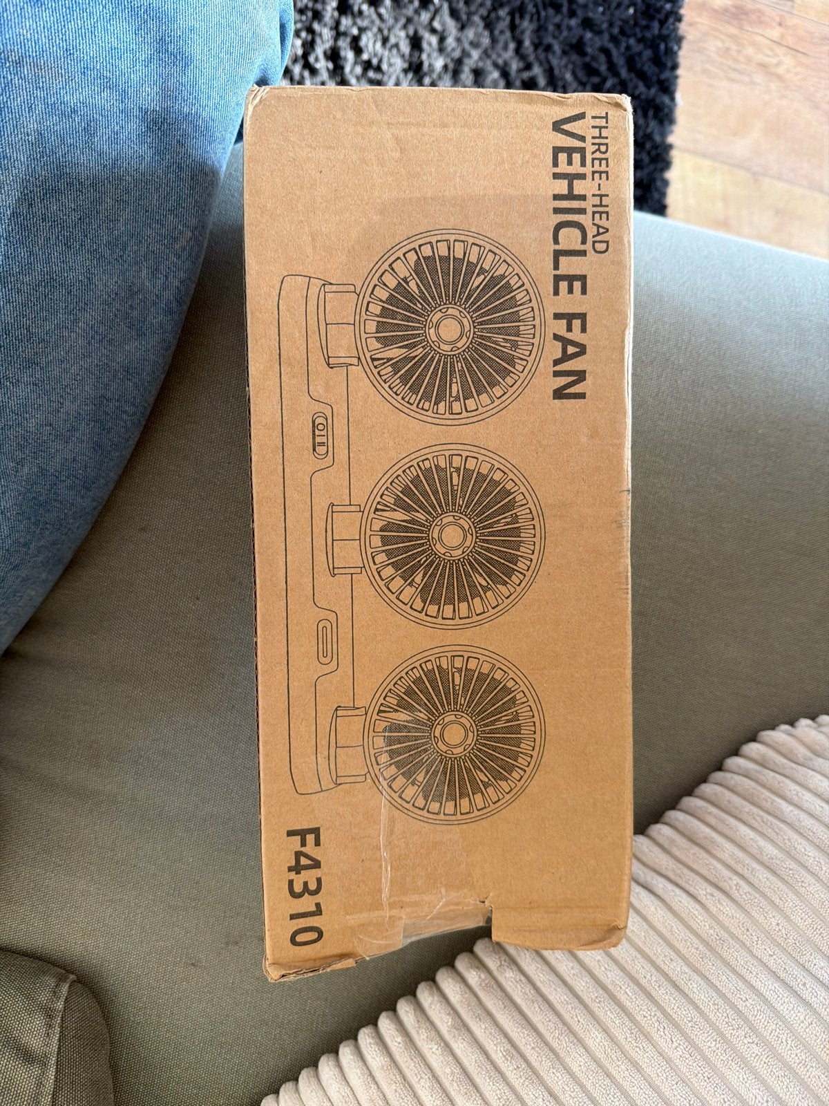 Driehoofdige Ventilator voor Voertuigen - Nieuw in Doos, Ophalen of Verzenden, Nieuw
