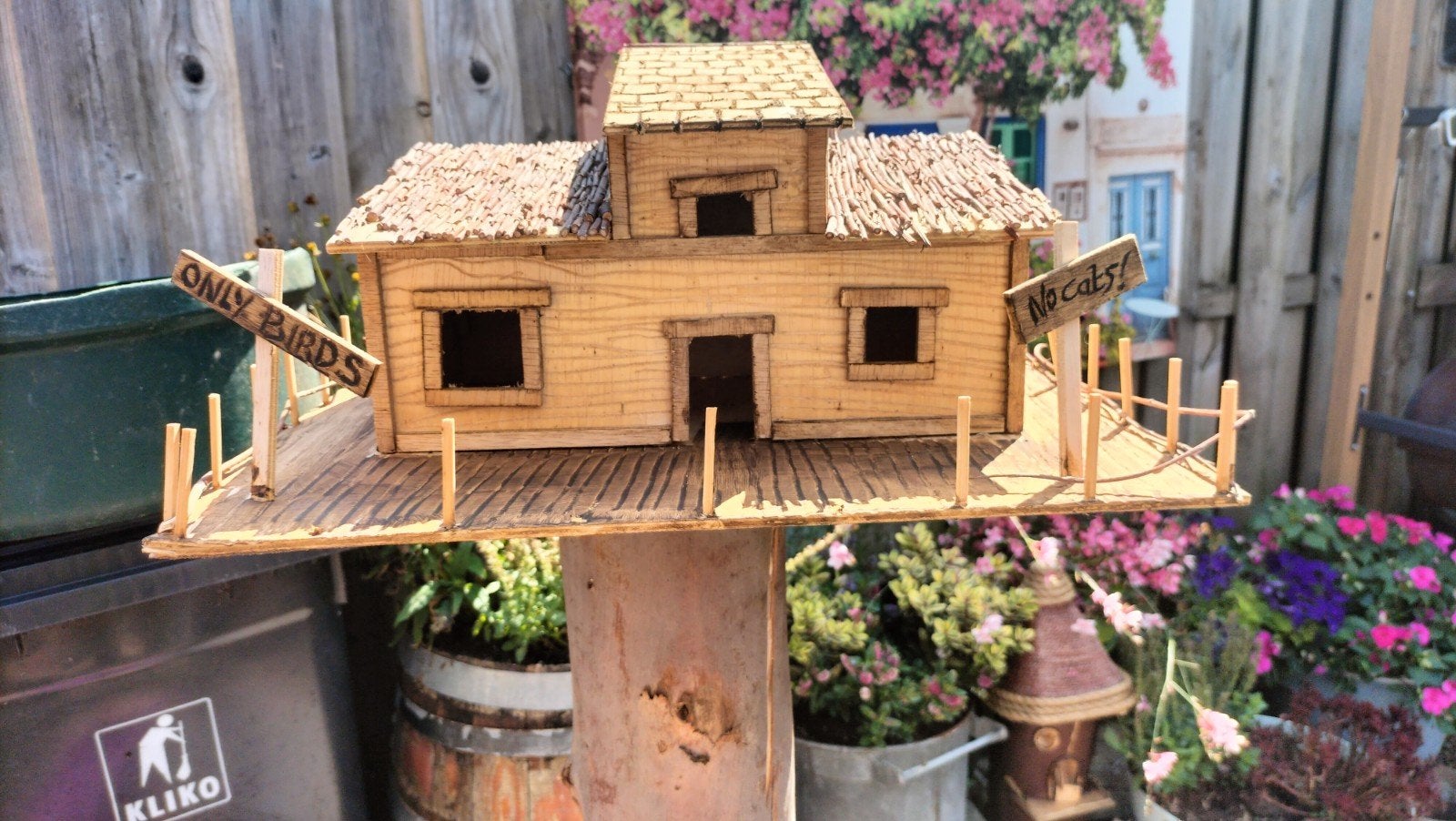 unieke zelfgemaakte vogelvoeder huisjes, Tuin en Terras, Vogelhuisjes en Vogelbaden, Ophalen, Nieuw